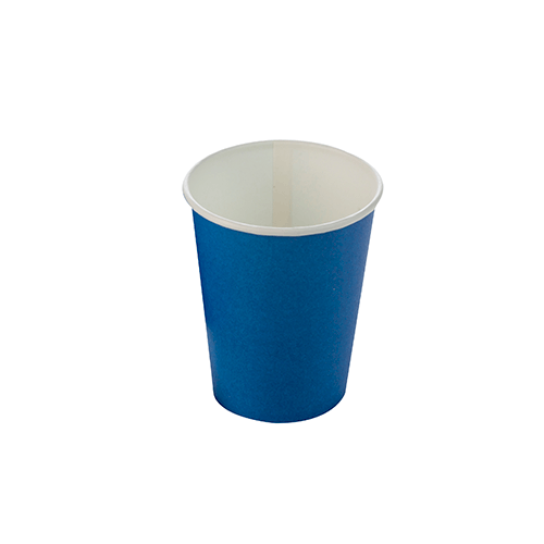 COPO PAPEL LISO 270ML AZUL C/10UND