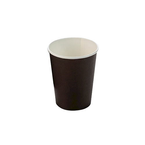 COPO PAPEL LISO 270ML PRETO C/10UND