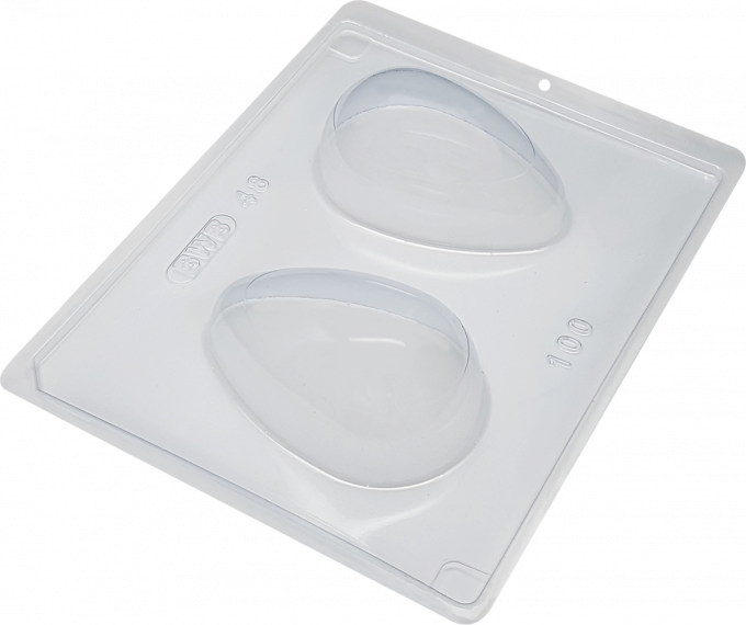 FORMA ESPECIAL COM SILICONE(3PARTES) OVO LISO 100G