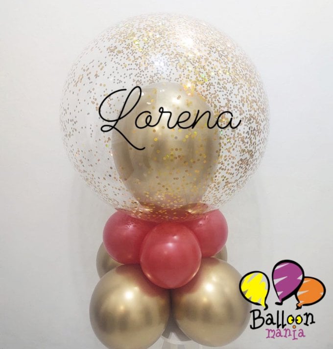 ARRANJO BALOES BUBBLE 24¨CONFET6CHROM124PRLPERSONAL