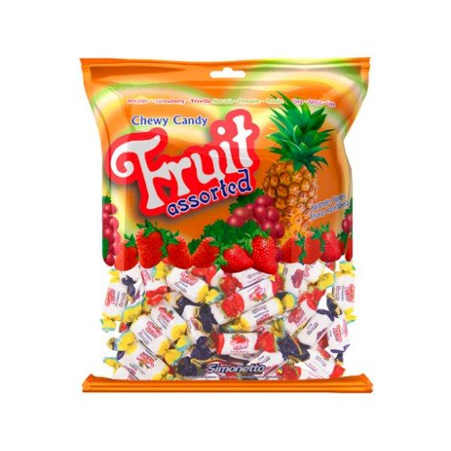 BALA FRUTAS MASTIGAVEIS 500GR simoneto