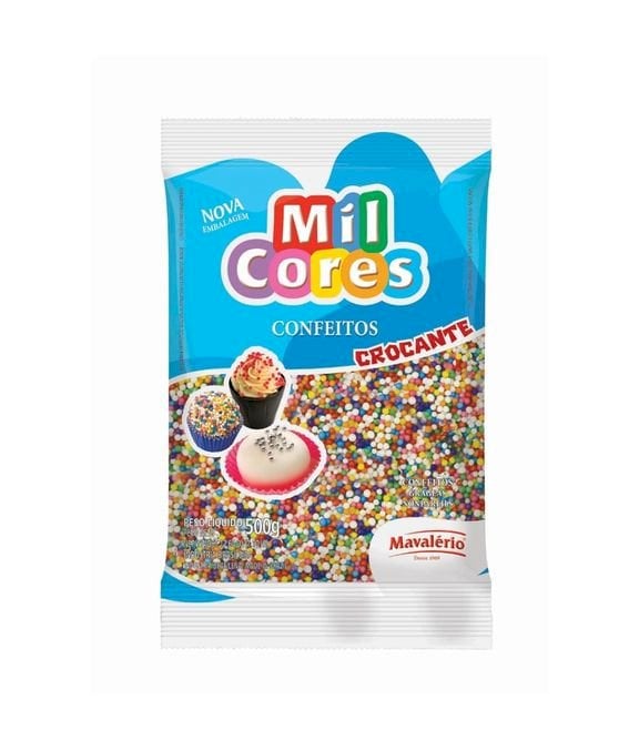 CONFEITO MICANGA COLORIDO 500G