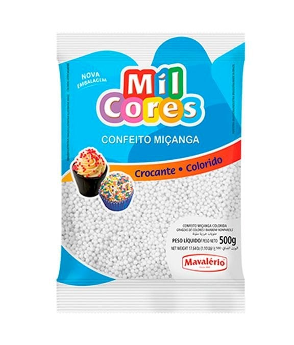 CONFEITO MICANGA BRANCO 500G