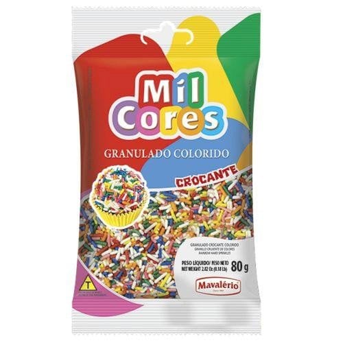 GRANULADO COLORIDO 80G UND