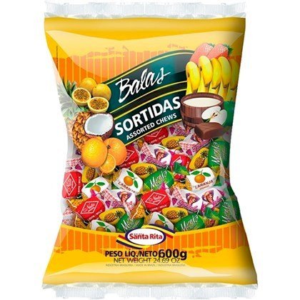 BALA SANTA RITA SORTIDA MASTIGAVEIS 500G
