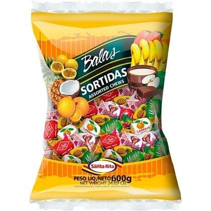 BALA SANTA RITA SORTIDA MASTIGAVEIS 500G