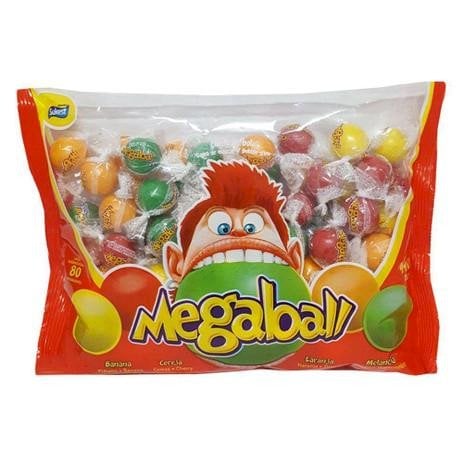 CHICLETE MEGABALL 440G 80UND