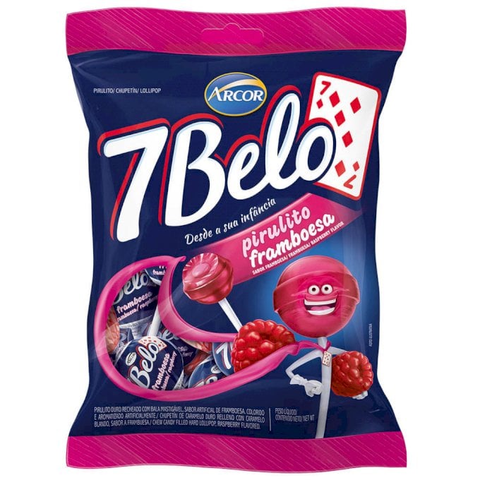 PIRULITO 7 BELO FRAMBIESA 500G