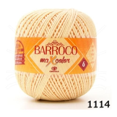 BARROCO MAXCOLO 6 200G 226M COR AMARELO 1114