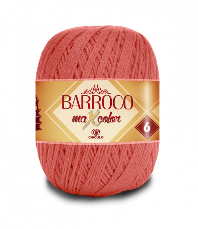 BARROCO MAXCOLO 6 200G 226M COR CORAL 4004