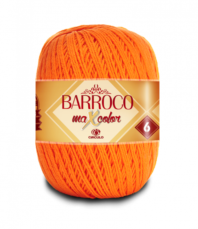 BARROCO MAXCOLO 6 200G 226M COR LARANJA 4456