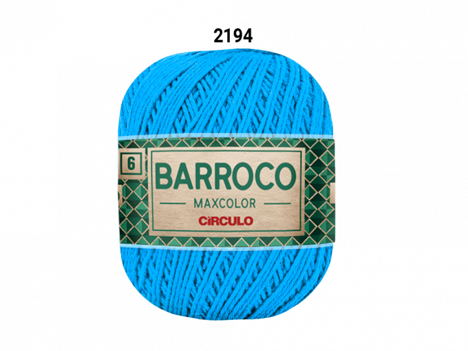 BARROCO MAXCOLO 6 200G 226M COR TURQUESA 2194