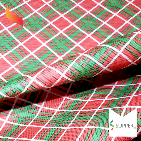 TNT ESTAMPADO XADREZ NATALINO 1400 MM METRO