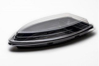 BARCA ORIENTAL PLASTICA PARA SUSHI GRANDE