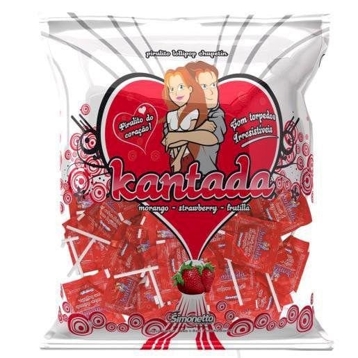 PIRULITO KANTADA MORANGO CORACAO 500G SIMONETTO