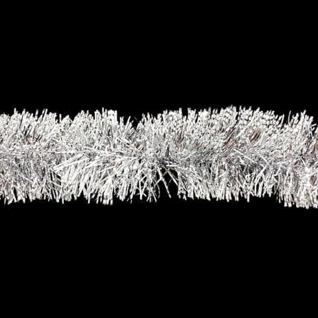 FESTAO METALIZADO 5CM 2MT BRANCO COM PRATA 111325