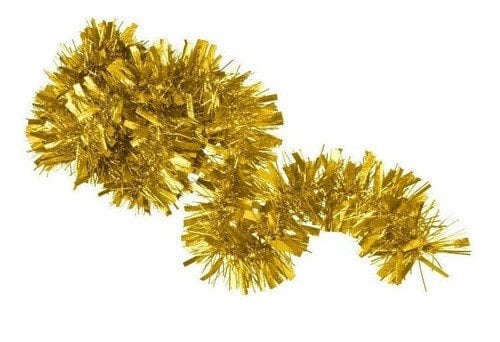 FESTAO METALIZADO 5CM 2MT DOURADO COM PONTAS PRATAS 111244