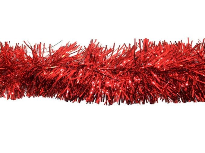 FESTAO METALIZADO 5CM 2MT VERMELHO COM PRATA 111317