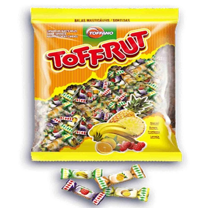 BALA TOFFANO TOFFFRUT SORTIDO 400G