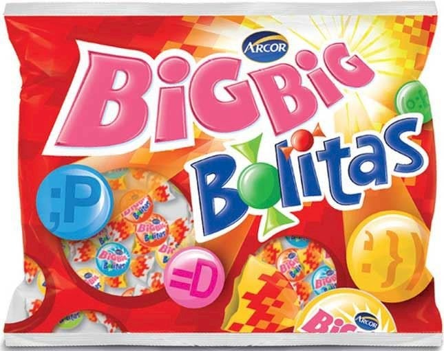 CHICLETE ARCOR BIG BIG 280G BOLITAS