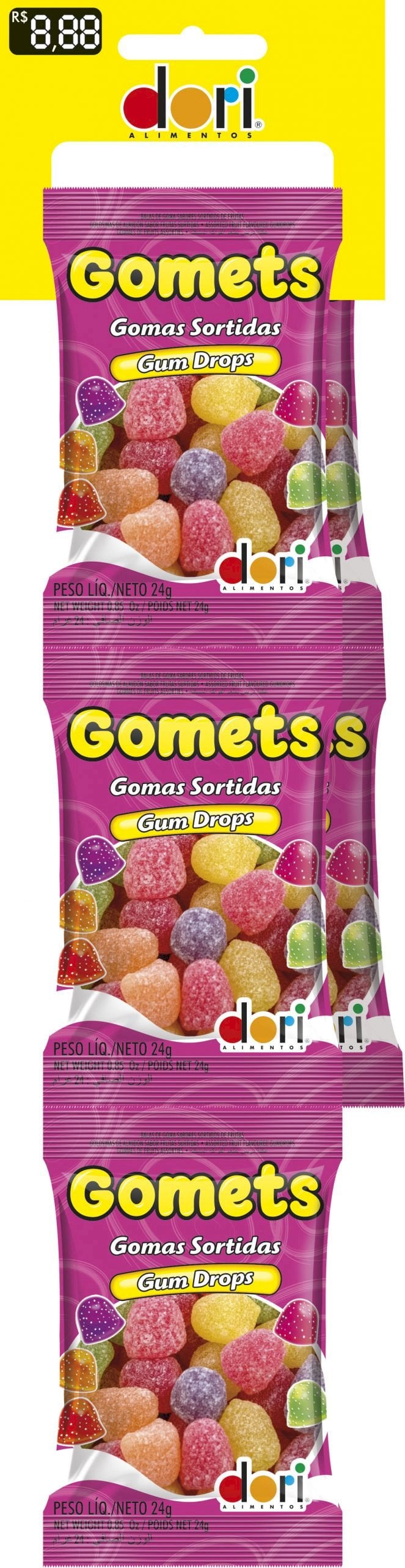 GOMA GOMETS SINO AMER SINO JUJUBA 5X24G