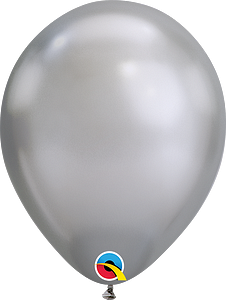 BALAO LATEX 7¨R CHROME PRATA UND