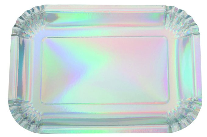 BANDEJA DE PAPEL RETANGULAR FURTA COR 18,5X26,5 C/5UND    HA241