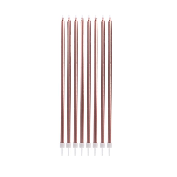 VELA PALITO  GIGANTE METALIZADA BRONZE V096 C/8