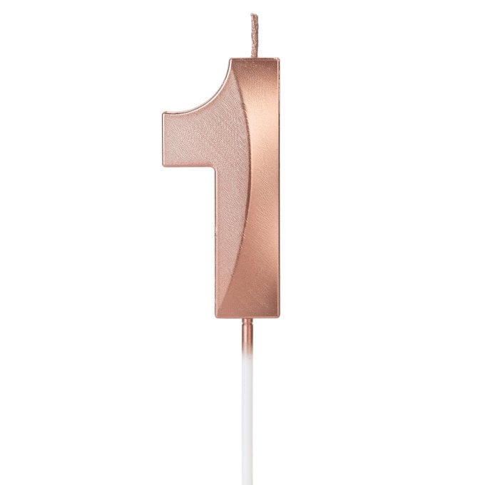 VELA DESIGN ROSE GOLD PEROLIZADA NUMERO 1