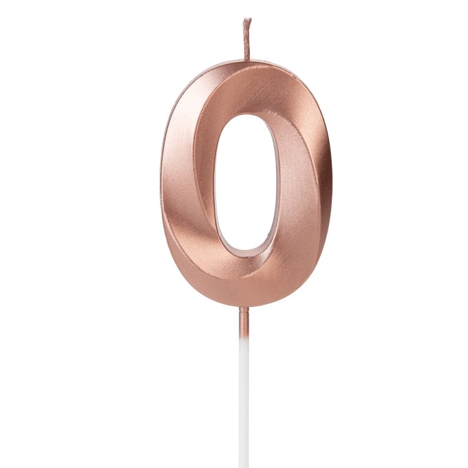 VELA DESIGN ROSE GOLD PEROLIZADA NUMERO 0