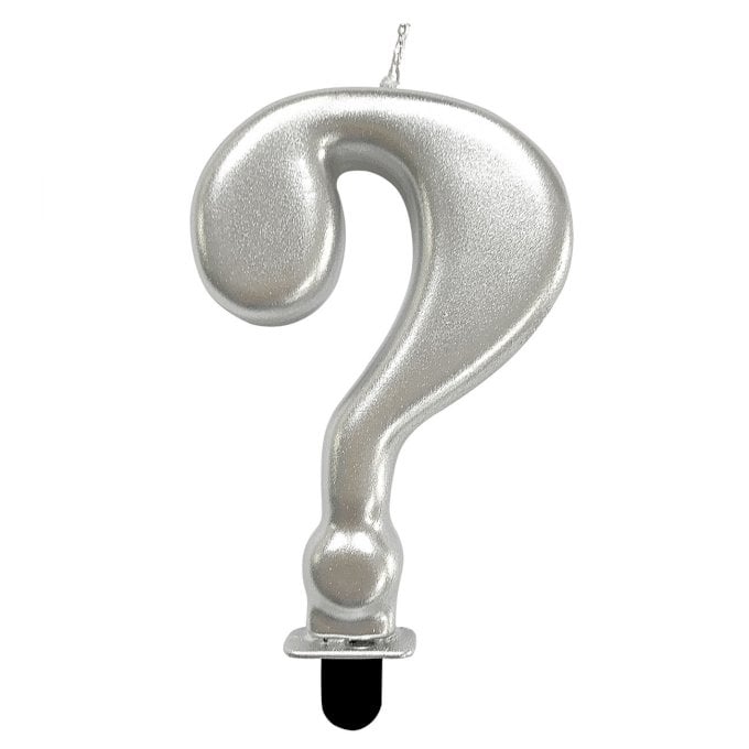 VELA FESTIVELA NUMERO ESPECIAL PRATA INTERROGACAO