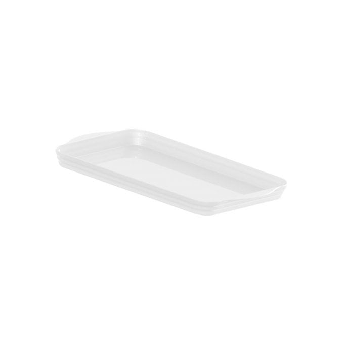 BANDEJA MÉDIA 33X20X2,5CM - BRANCA     