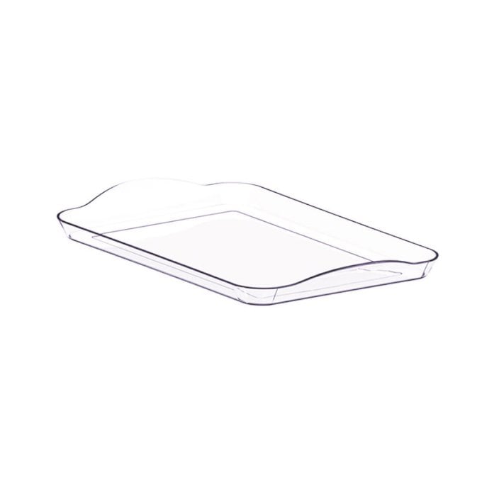 BANDEJA 20X13CM - TRANSPARENTE  