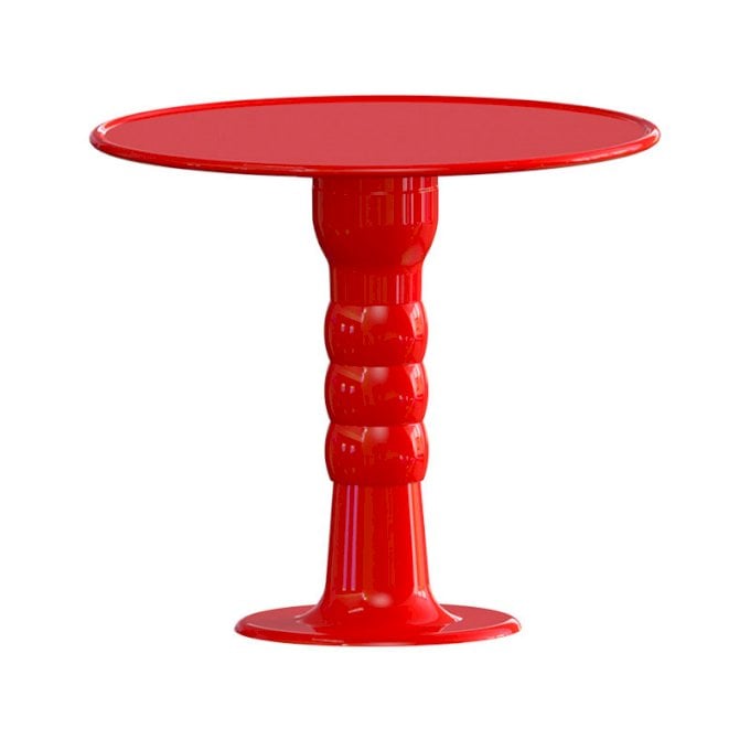 BOLEIRA COLONIAL LISA Ø28CM COM REGULADOR DE ALTURA VERMELHO