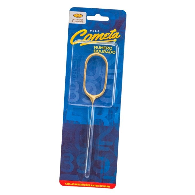 VELA COMETA FAISCA DOURADA NUMERO 0