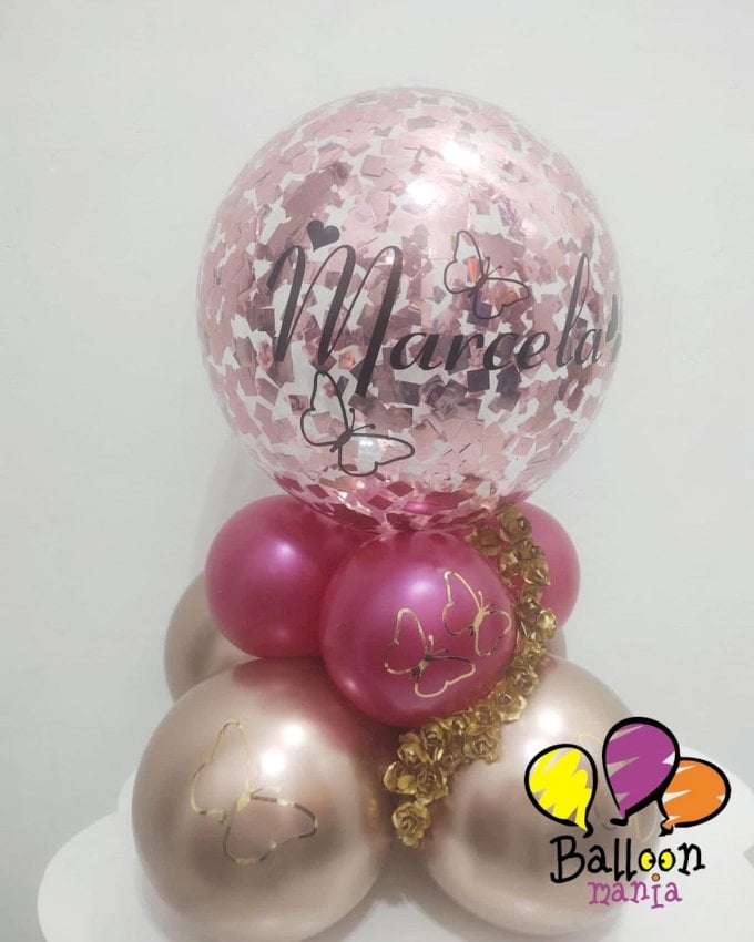 ARRANJO BUBLE 5CHR4PRLPERSONALCONFETEDESENHOSFLOR