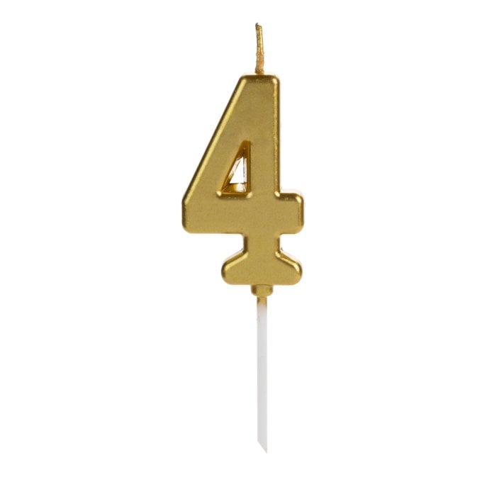 VELA PICK DOURADO NUMERO 4