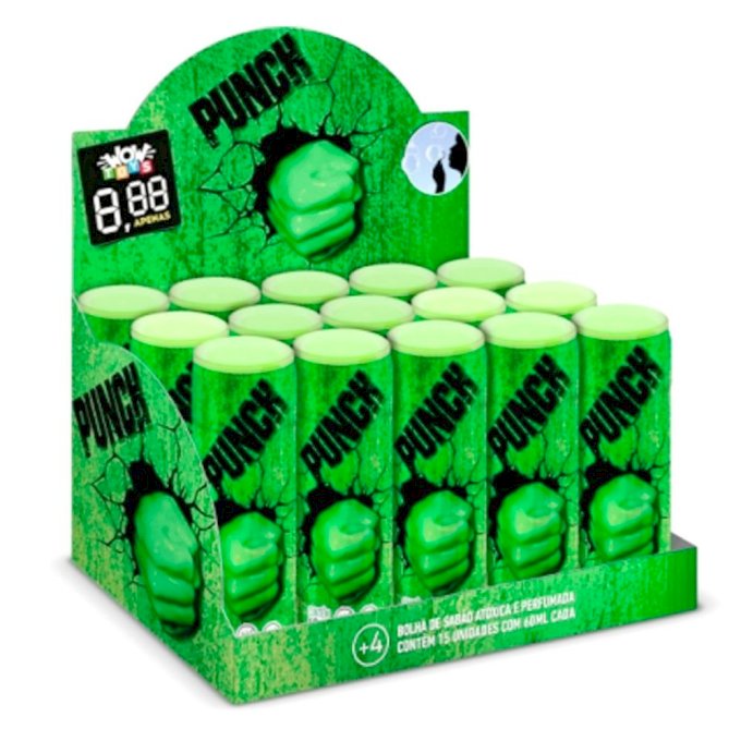 BOLHA DE SABAO CARRO PUNCH