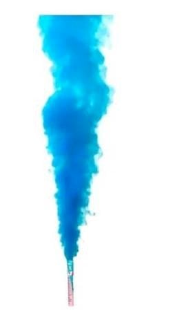 FUMACA COLORIDA 20CM AZUL POPPER