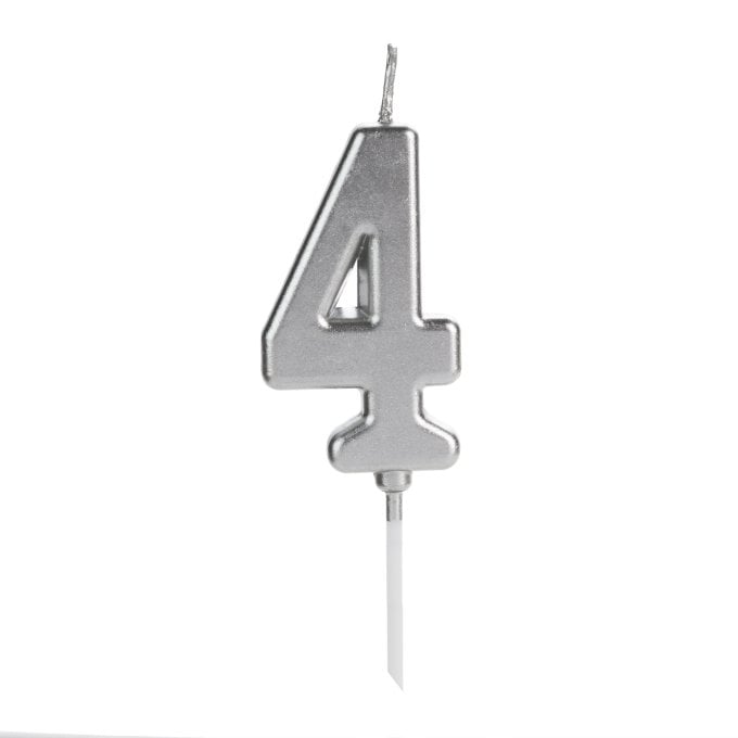 VELA PICK PRATA NUMERO 4