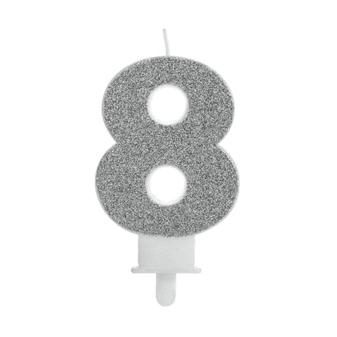 VELA FASHION PRATA NUMERO 8