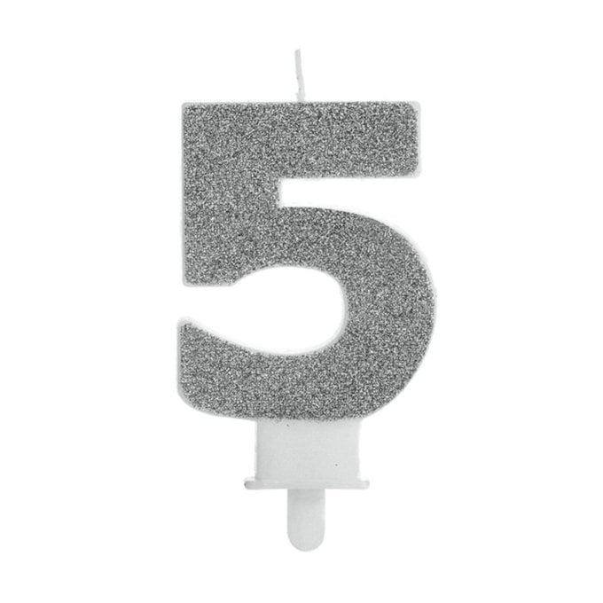 VELA FASHION PRATA NUMERO 5