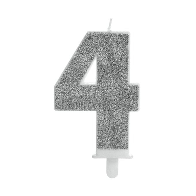 VELA FASHION PRATA NUMERO 4