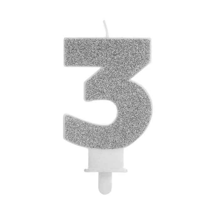 VELA FASHION PRATA NUMERO 3