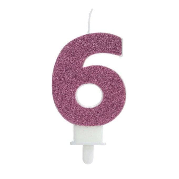 VELA FASHION ROSA NUMERO 6