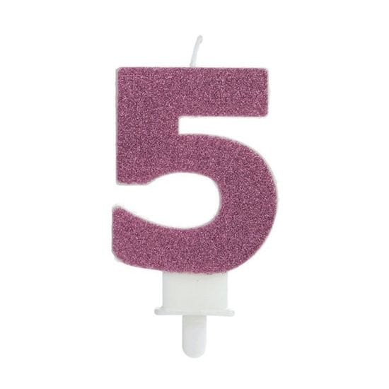 VELA FASHION ROSA NUMERO 5