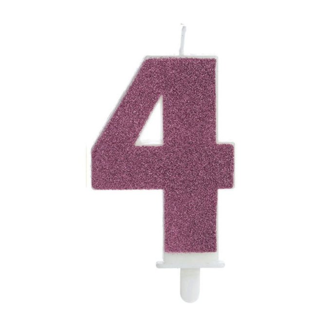 VELA FASHION ROSA NUMERO 4