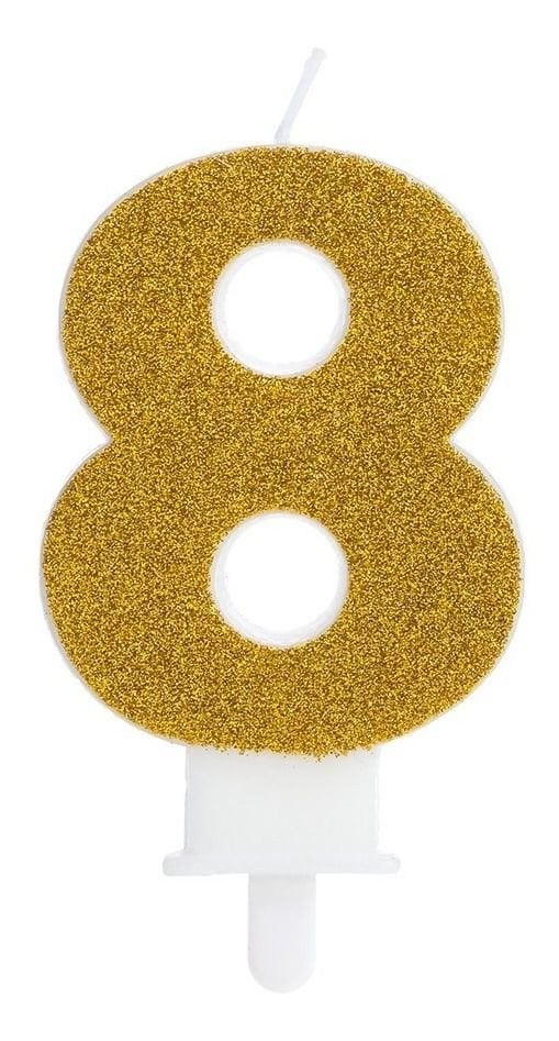 VELA FASHION ROSADOURADO NUMERO 8