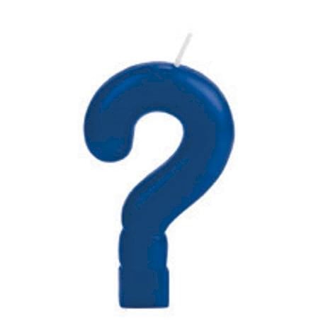  VELA AZUL NUMERO INTERROGACAO