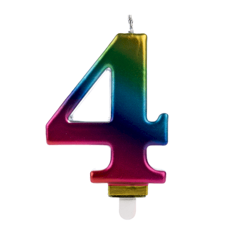 VELA WAVE COLORIDA NUMERO 4